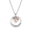 a.Silver, variant on Heart Cross Necklace for Women: Inspirational Faith Hope Love Bible Verse Necklace Stainless Steel Circle Layered Heart Pendant Jewelry Gift