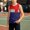 Red, variant on FSYBOA Boys Tank Tops, Color Block Casual Crew Neck Sleeveless Kids Summer Tops Navy Size 7 T