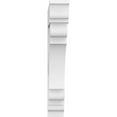 thumbnail image 2 of 5"W x 36"D x 36"H Standard Olympic Architectural Grade PVC Bracket with Traditional Ends, 2 of 11