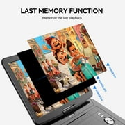 WONNIE 17.9 Portable DVD Player with 15.4 HD IPS Screen, Car DVD/CD Headrest TV Video for Kids Player Car Traveling Companion (Black)