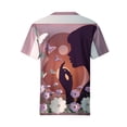 thumbnail image 4 of LYXSSBYX Summer Tops for Women under 5.00 Women's Casual Women's Day Printed Round Neck Short Sleeved T-Shirt Top, 4 of 4