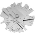 thumbnail image 1 of Fillet Weld Gauge Set Inch / Metric Stainless Steel Weld Inspection Gauge, 1 of 5
