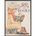 thumbnail image 3 of Feodor Rojankovsky 14x18 Black Modern Framed Museum Art Print Titled - Go Exploring in Books. Book Week Nov. 1-7 (1961), 3 of 5