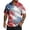 #01 Deep Red, variant on Usa 250th Anniversary Button Down Shirts Men American Flag Print Lapel Collar Short Sleeve Tshirts United States Patriotic Star Relaxed Fit Daily Wear Shirts, XL, #01 Blue