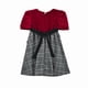thumbnail image 3 of Vestido Navideño de Terciopelo con falda a cuadros abrigadora para Bebé FLORY 0120, Rojo, 1 Año, 3 of 5