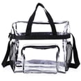 thumbnail image 1 of Bolsas Transparentes Con Cierre De Cremallera, Bolso Bandolera De Gran Capacidad Con Correa Ajustable, Aprobado Por Estadio Para Partidos De Fútbol, ​​​​casinos, Eventos,, 1 of 7