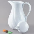 thumbnail image 5 of TrueCraftware- 42 oz/ 1.24 L Swirl Double Wall Insulated Beverage Server White Color- Thermal Coffee Carafe/Server Plastic Built-in Front ID Tag (3 included) NSF Certified Hot Beverage Dispenser, 5 of 7