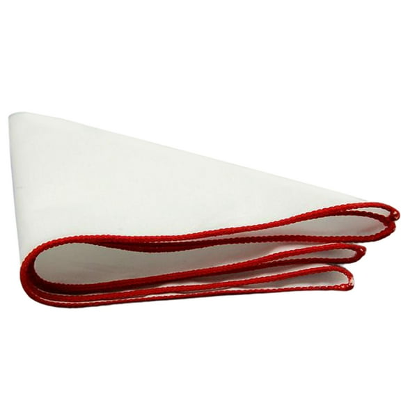 Segolike Square Colorful Rim Men Hanky Pocket Towel Wedding Party Hankies Handkerchief , Red