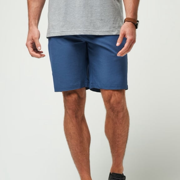 TravisMathew Men's Beck Shorts, Vintage Indigo, 32