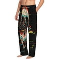 thumbnail image 2 of Kll Mens Pajama Pants For Men,Mens Lounge Pants,Funny Gifts For Men,Men'S Pajama Bottoms-Glitch Screaming Skull, 2 of 9