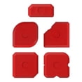 thumbnail image 3 of Colaxi 5x Caulking Tool Set Compact Sealant Finishing Tool for Home Bathroom Toilet Red, 3 of 10