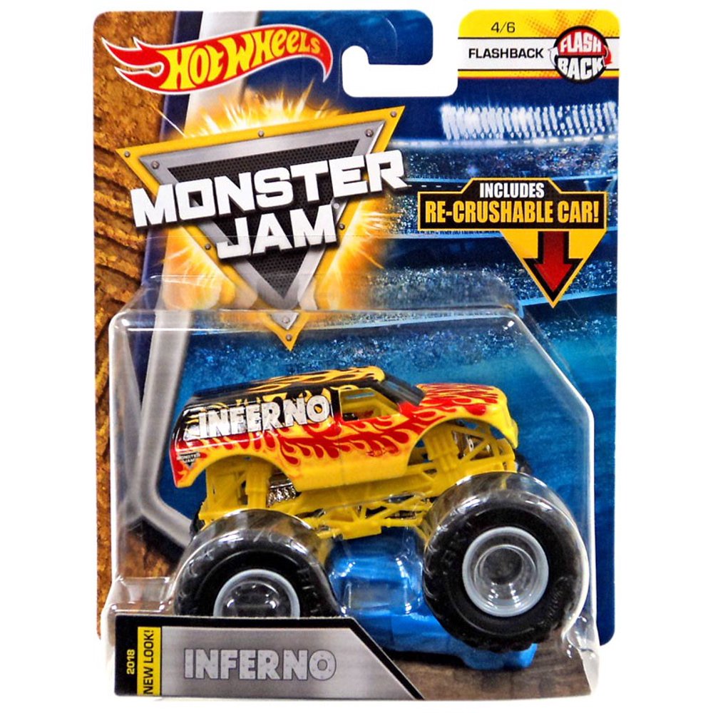 Hot Wheels Monster Jam Inferno DieCast Car [Flashback]
