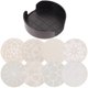 thumbnail image 1 of Decorative Coaster Silicone Coasters for Cup 1Set of Round Drink Coasters, 1 of 4