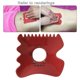 thumbnail image 2 of Tablero de Terapia física hecha a mano Belleza Facial Masajeador facial de cerámica hinchazón Rejante Aliviar el tratamiento - rojo Sunnimix Tablero de raspado, 2 of 8