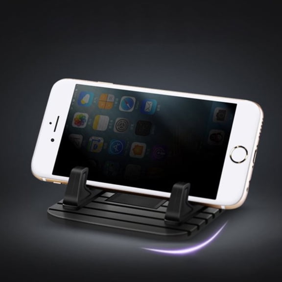 Silicone Cell Phone Holder for Car, Anti-slip Dashboard Car Pad Mat Vehicle GPS Mount Universal Fit All Smartphones, Compatible iPhone 14/13/12/Pro Max/X/XR and etc.