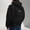 Black, variant on Women's Backpack Hoodie, Unique Design Casual Pullover for Outdoor Daily Black L