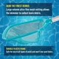 thumbnail image 4 of U.S. Pool Supply 11.5 Foot Swimming Pool Leaf Skimmer Net with Telescopic Aluminum Pole, 8 Sections - 6" Deep Ultra Fine Mesh Netting Basket, Remove Finest Debris, Adjustable Length, Clean Spas, 4 of 6