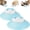 White, variant on Lick Sphere Slow Feeder for Liquid & Peanut Butter,Interactive Licksphere for Dogs ,Non-Slip Licking Bowl Enrichment Toys to Diet Container for Cats,White