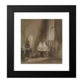 thumbnail image 2 of George Jones 15x16 Black Modern Framed Museum Art Print Titled - Chantrey's Studio, 2 of 5