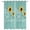 green, variant on Sunflowers Outdoor Curtains for Patio Waterproof,Windproof Privacy Curtains with Weighted Bottom,Modern Bee You Are My Sunshine Teal Green Outside Drapes for Picnic Garage Yard Cabana 54"x84" 1 Panel