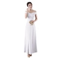 thumbnail image 2 of Vestido de novia Vestido de boda de verano Vestido corto Vestido largo para casa Vestido de compromiso, 2 of 5
