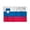Slovenia 4x6 ft Flag, variant on AGAS Slovenia Flag 3x5 ft 200D Nylon Fabric Double Stitched Canvas Header Brass Grommets Fade Resistant & Vivid Colors Can be Hung on Flagpole Outside or Indoors on a Wall