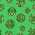 thumbnail image 1 of Ahgly Company Machine Washable Indoor Square Transitional Neon Green Area Rugs, 5' Square, 1 of 7