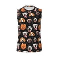 thumbnail image 6 of Lsque Different Breeds Of Dogs Print Men's Cotton Blend Sleeveless Muscle Shirts (S-3XL)- Moisture Wicking, Odor Protection, UPF 30+,Large, 6 of 8