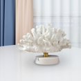 thumbnail image 3 of Escultura de estilo europeo, figurita de resina artística, colección de estatuas, Base de mármol, manualidades para librería, decoración de 125 cm x 23 cm x 12 cm Gloria Estatuilla de coral, 3 of 6