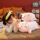 thumbnail image 3 of Lannery - Almohada De Peluche Con Diseño De Cerdo, Suave Y Gordo, Regalo Para Niños, San Valentín, Navidad (Ojos Dormidos, 23.6 Pulgadas), 3 of 5