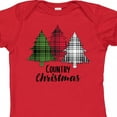 thumbnail image 4 of Inktastic Country Christmas Plaid Trees Boys or Girls Baby Bodysuit, 4 of 5