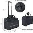 thumbnail image 5 of KROSER 17.3" Rolling Laptop Bag Briefcase Overnight Roller Case-Black, 5 of 8