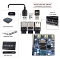 thumbnail image 2 of HUGFEGWE 3 Pack Motherboard 9Pin/10Pin Front Panel Header to USB 2.0 Type A Female Converter Adapter CJ25311-8498, 2 of 9