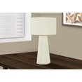 thumbnail image 1 of Monarch Specialties Lighting, 29"h, Table Lamp, White Ceramic, Ivory / Cream Shade, Contemporary, 1 of 6
