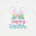thumbnail image 4 of Inktastic Happy Easter with Bunny Ears and Flowers Boys or Girls Baby T-Shirt, 4 of 5