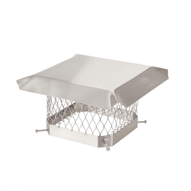 Tapa de chimenea HY-C Shelter 9x9 de acero inoxidable