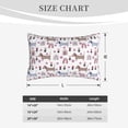thumbnail image 4 of Rateoe Cute Dog Pattern Pillow Covers with Invisible Zipper(Pillows are not Included) Standard Pillowcases-16"x24", 4 of 6