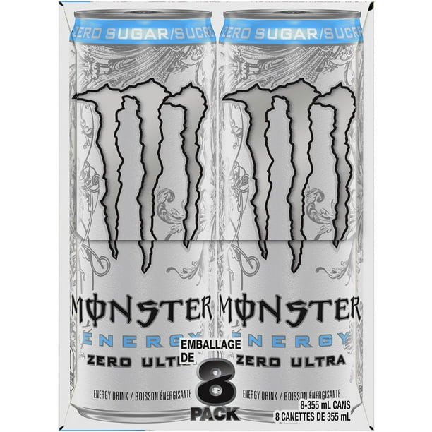 MONSTER ENERGY Ultra Zero, 355mL, 8 Pack - Walmart.ca