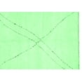 thumbnail image 1 of Ahgly Company Indoor Rectangle Solid Emerald Green Modern Area Rugs, 5' x 8', 1 of 4