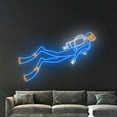 thumbnail image 5 of Handmadetneonsign Scuba Diver Neon Sign, Scuba Diver Neon Light, Diving Mask & Duck-Legged Light, 5 of 5