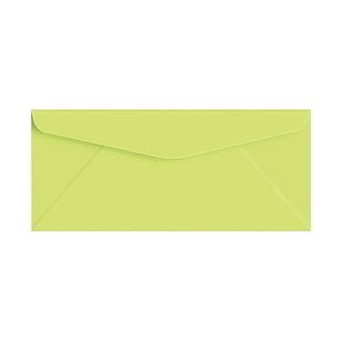 Ultra Lime Bright Color #10 Envelopes - Great for Mailing Letters, Business Memos, Invitations, Invoices, Bills | 4 1/8" x 9 1/2" | 100 Envelopes