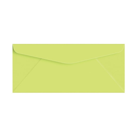 100 Ultra Lime #10 Envelopes - 9.5" x 4.125" - Standard Flap - EnvelopesOn Brand Envelopes