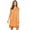 Orange, variant on Dreamcrest Nightgown / Women Sleepwear / Sleep Dress (Black, Large)