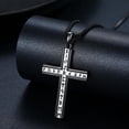 thumbnail image 4 of Coachuhhar Cross Necklace for Women Men 925 Sterling Silver Religious Cross Pendant Necklace Jewelry Gifts for Boyfriend Girlfriend, 4 of 7