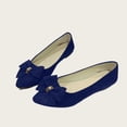 thumbnail image 5 of DYTTDG Women's Vintage Knit Flats | Bowknot Detail On Shallow Toe Casual Shoes for Daily Wear, Walking & Vocation, 5 of 6