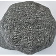 thumbnail image 5 of CoCopeaunts Stripe Newsboy Hat for Women Winter Tweed Newsboy Cap Fiddler Cap Visor Cabbie Painter Hat Bakerboy Hat Beret Cap, 5 of 6