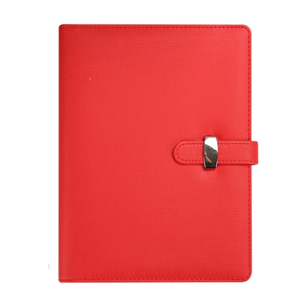 Refillable Notebook Hardcover Journal With 6 Rings PU Leather Binder Covers