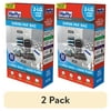 (2 pack) Hefty Shrink-Pak 2 Large Vacuum Compression Bags, with 1 Hand Pump, Closet Organizer, Adults and Tweens.