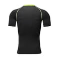 thumbnail image 5 of SCSAlgin Short Sleeve Compression Shirt Men Athletic Gym Cool Dry Base Layer Workout Tops Slim Fit Undershirts T-Shirt, 5 of 5