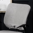 thumbnail image 3 of Naiovety Funda protectora para silla de oficina, 2 piezas, funda para sillas, Protector Universal para muebles, suministros para el hogar de estilo Simple Decoración del hogar gris-plata Naiovety HA011156-10, 3 of 6